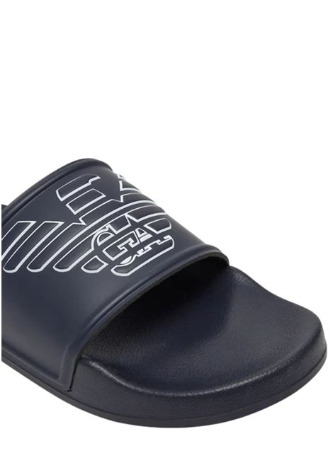 Ciabatte slide logo maxi EMPORIO ARMANI | EX000042 AF22189MZ681